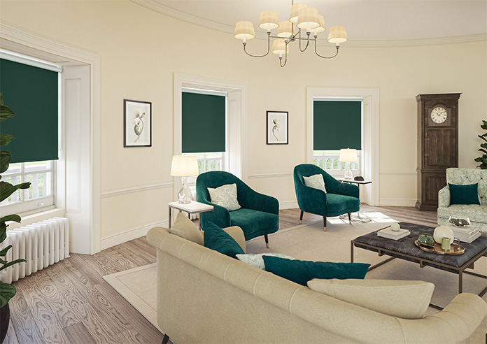 Rimini (Blackout), Evergreen - Roller Blind - Image 7